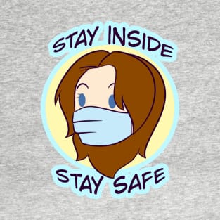 Grim Says Stay Safe, Stay Inside T-Shirt